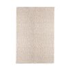 A gorgeous, bobbled texture, wool rug in a beige finish 