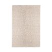 A gorgeous, bobbled texture, wool rug in a beige finish 