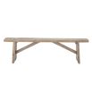 Rustic looking wooden bench