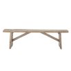 Rustic looking wooden bench