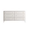 Pearlescent finish chest of drawers