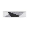 Elegant sideboard with a striking geometric marble surface 