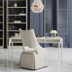 gorgeous mirrored desk