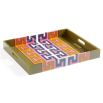 Multicoloured glossy tray