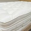 Plush luxury mattress with fluffy pillow topper