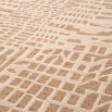 Textured beige and cream rug crafted from 100% wool