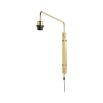 Minimal brass frame wall light - shade not included