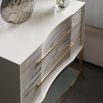 gorgeous marbled white bedside table