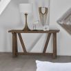 Oak console table with stunning classic design
