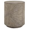 Warm grey starburst design side table
