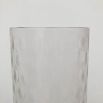 Illustrious large glass hurricane with hand-blown details