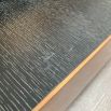 Lovely black and brass coffee tables with overlapping layers