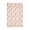 Geometric patterned throw in ash, mono and taupe colours