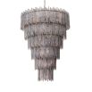 Glamorous large chandelier with layered design