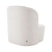 Lyssa off-white upholstered seat with contrasting Lyssa sand piping