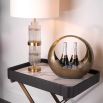 Hammered brass wine cooler