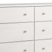 Pearlescent finish chest of drawers