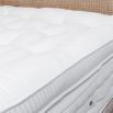 Plush luxury mattress with fluffy pillow topper