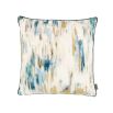 Vibrant watercolour design cushion in varying finishes