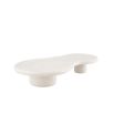 Organically shaped stone coffee table for outdoor or indoor use