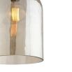 Glass shade industrial pendant light 