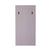 Gorgeous lilac storage cabinet with embossed diamond pattern and brass handle