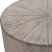 Warm grey starburst design side table