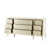 Beautiful, cream dresser with cream shagreen finish