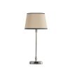 Slender silver table lamp base