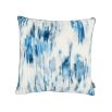 Vibrant watercolour design cushion in varying finishes