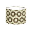 A stylish lampshade by Eva Sonaike with an African-inspired pattern