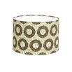 A stylish lampshade by Eva Sonaike with an African-inspired pattern