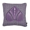 Elegant purple cushion inspired by exquisite African design