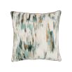 Vibrant watercolour design cushion in varying finishes