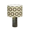 A stylish lampshade by Eva Sonaike with an African-inspired pattern