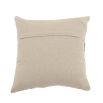 Blue and cream square cushion