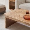Mappa wood extendable coffee table