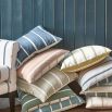 Charming and simple double-sided striped cushions in a range of finishes