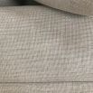 Ultra cosy grey linen sofa with two scatter cushions