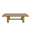 Recycled rectangular oak coffee table 