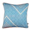Refreshing patterned cushion in beautiful blue finish