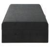 A sophisticated shagreen box by Uttermost with a beautiful black enamel closure