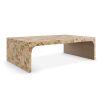 Mappa wood extendable coffee table