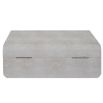 A stylish shagreen box with a white finish and black enamel closure