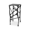 A statement column by Eichholtz with a unique structure and beautiful black finish 