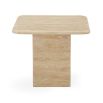 Small beige square table