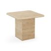 Small beige square table