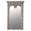 Rustic White Antiqued Mirror
