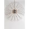 A sparkling and magical firework-style chandelier with crystal beads by Hudson Valley