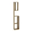 Brass squares candle holder 
